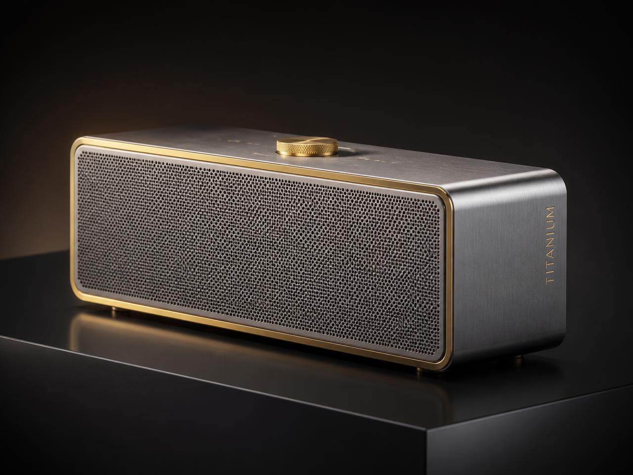 Titanium Audio — 3D Modeling render